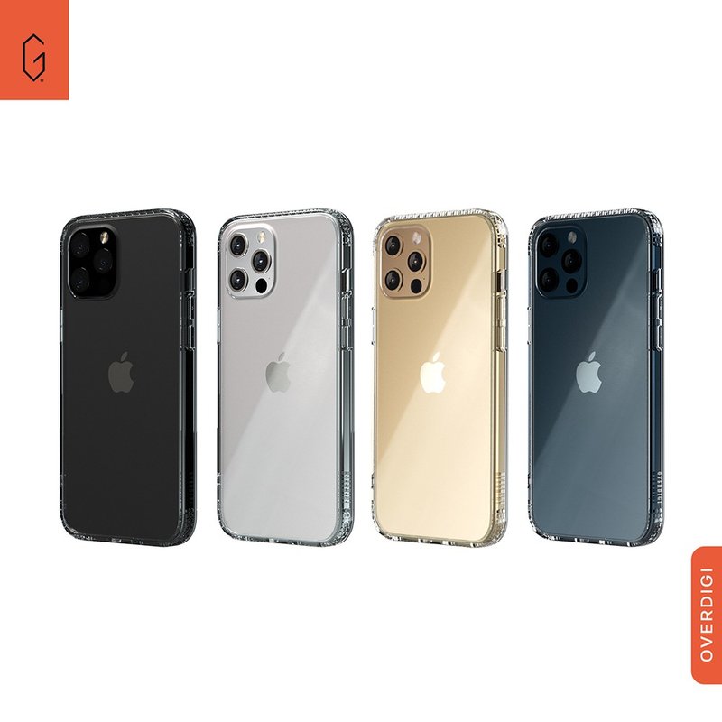 OVERDIGI V2 iPhone 12 蜂巢晶格雙料軍規防摔透明殼 - 手機殼/手機套 - 壓克力 