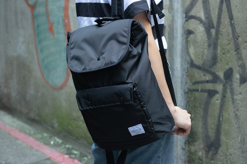小日子 DAYPACK - 背包/後背包/書包 - 尼龍 黑色