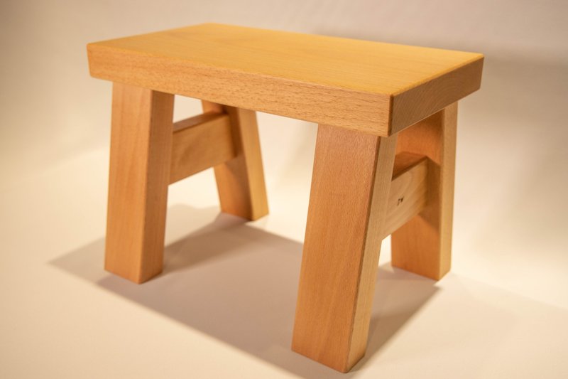 【It must be wood】Solid wood small bench - เก้าอี้โซฟา - ไม้ สีนำ้ตาล