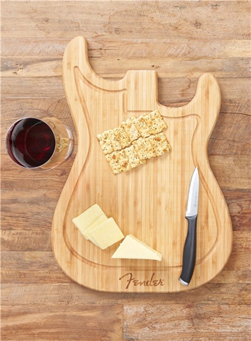 Stratocaster Cutting Board 砧板/切菜板 - 托盤/砧板 - 竹 卡其色
