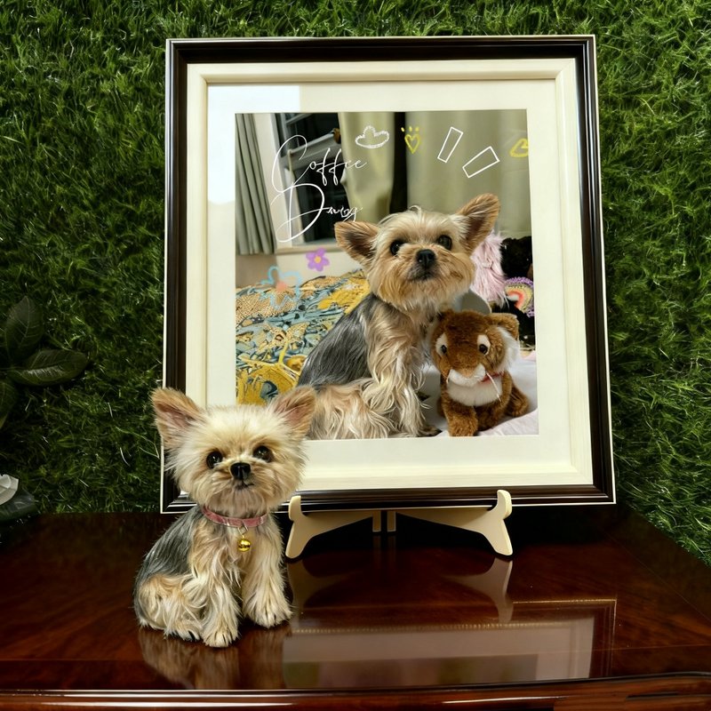 客製化逼真犬 羊毛氈 博美犬  寵物 娃娃 定製 手工 狗狗猫咪  46 - 貓/狗玩具 - 羊毛 多色