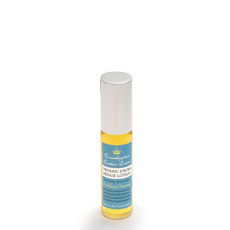 尤加利雪松淨痘清肌 植物精華修護乳液蠟 7ml -P+L香氛(美國製作) - 身體乳/按摩油 - 精油 藍色
