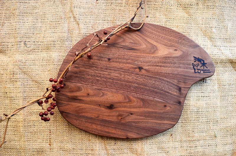 【カスタマイズギフト】パレットまな板│パッティング、軽食│クルミ - 調理器具 - 木製 ブラウン