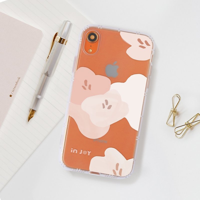 Atmospheres Floral iPhone case for 15/14/13/12/11/SE3 mini case - Phone Cases - Plastic Pink