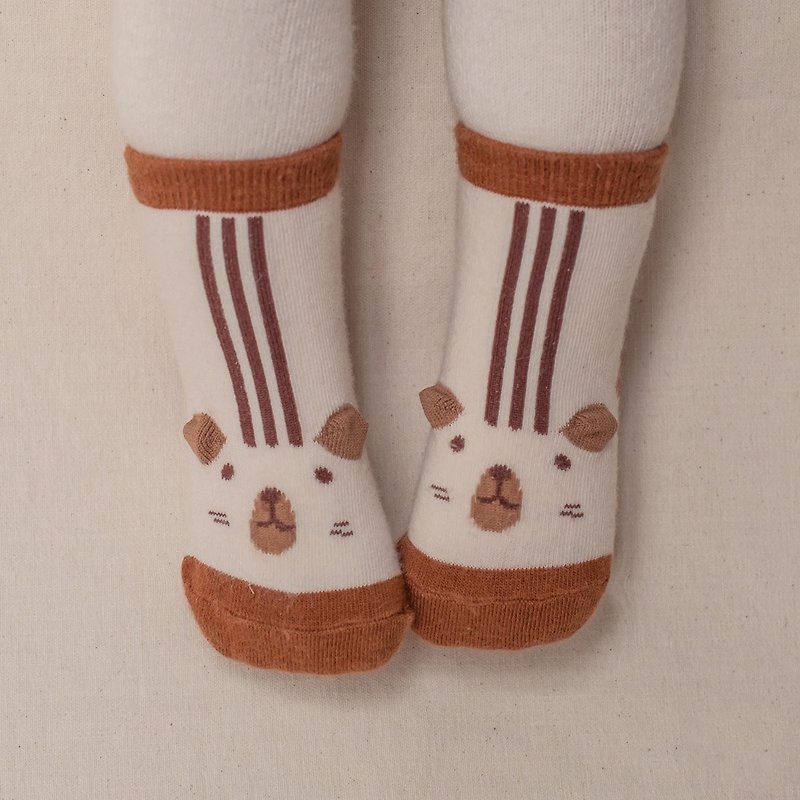 Happy Prince Lilia Baby Socks Korean Baby Socks - Baby Socks - Cotton & Hemp Multicolor