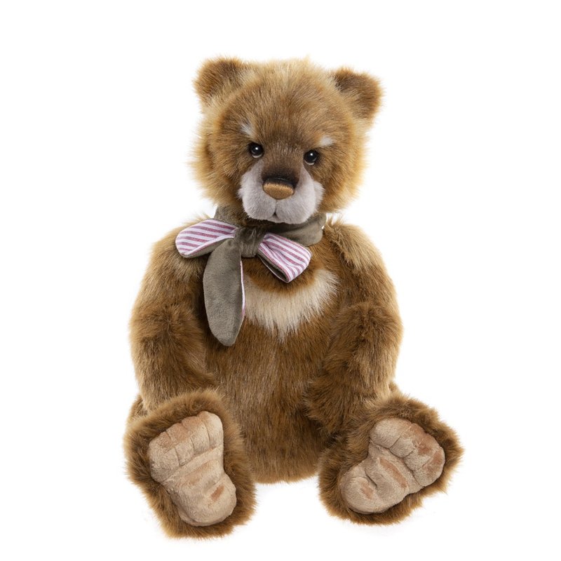 Puzzlemaster 手工製作精緻動物玩偶 Bear 泰迪熊 熊 - 玩偶/公仔 - 聚酯纖維 咖啡色