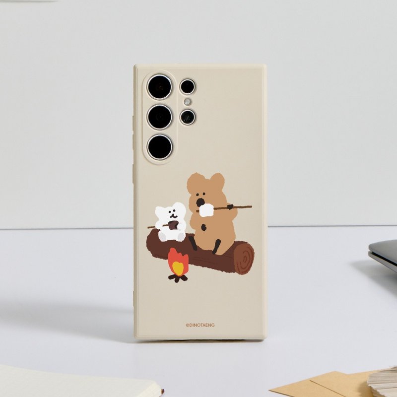 DINOTAENG經典-烤棉花糖純色矽膠SAMSUNG手機殼 - 手機殼/手機套 - 塑膠 多色