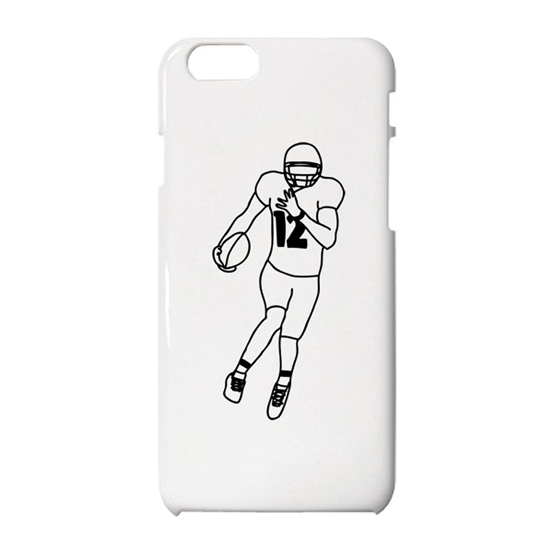 American Football iPhone case - Phone Cases - Plastic White