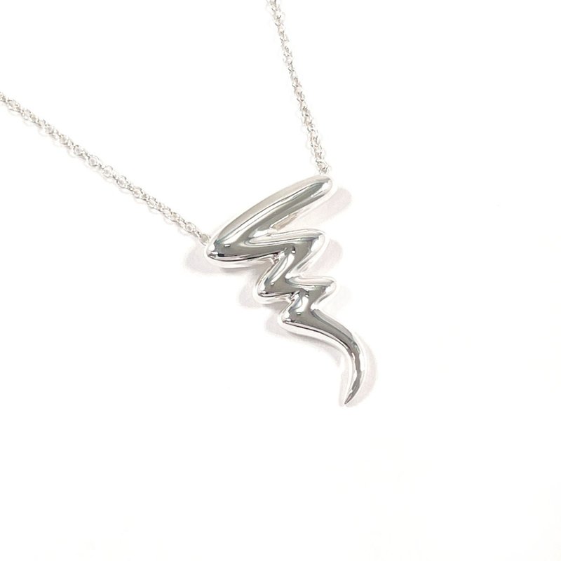 【日本直送 中古美品】ティファニー TIFFANY&Co. ネックレス スクリブル パロマピカソ シルバー925  ヴィンテージ アクセサリー - 項鍊 - 純銀 銀色