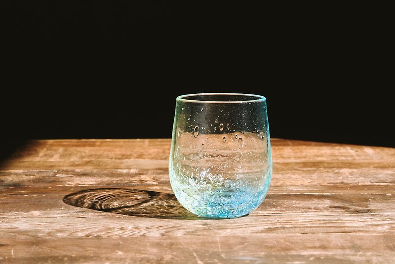 玻璃 杯子 藍色 - 雨停時分玻璃杯 / 早晨藍