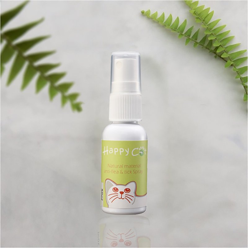 Happy Cat-Natural material anti-flea spray / for Cat 30ML - Cleaning & Grooming - Plants & Flowers 