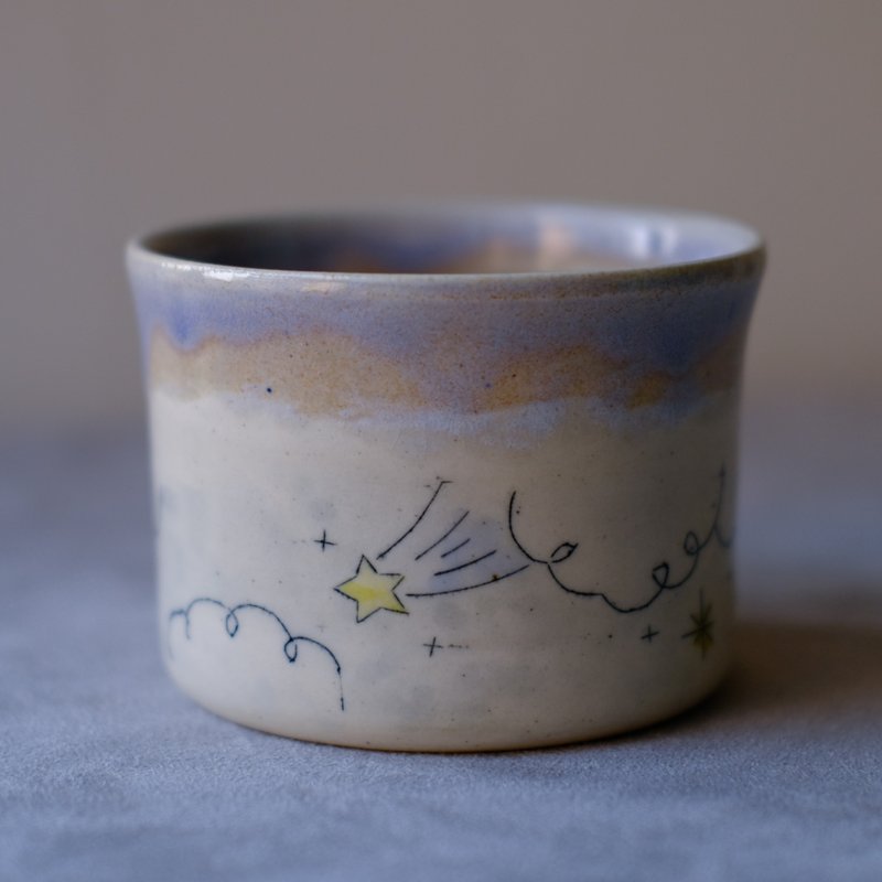 Suànn-Sian . 星空流星茶杯 - 茶壺/茶杯/茶具 - 陶 