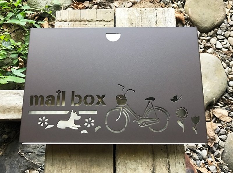 Exclusive order-30 x 20 cm extra large style sliding letter box - ของวางตกแต่ง - โลหะ 