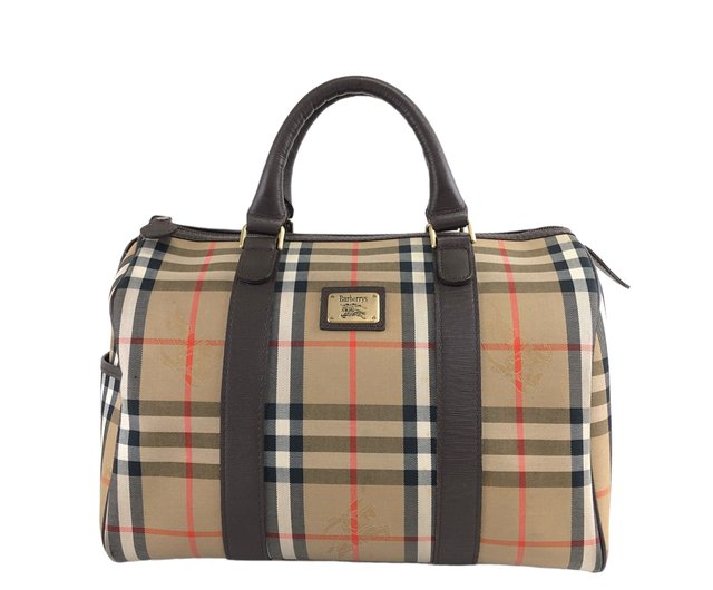 日本直送 名牌中古包 】BURBERRY バーバリー クラシックチェック