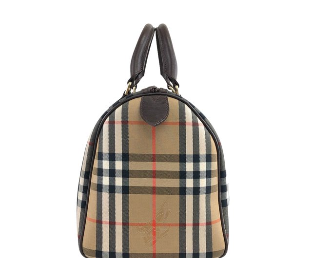 【BURBERRY】希少 ビンテージ品 ボストンバッグ 90年代以前ビンテージ品 Burberrys/旧バーバリー ボストンバッグ