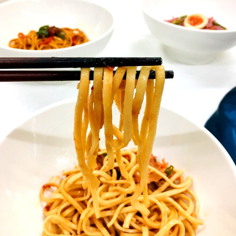 【日光之淨】日曬田園蕃茄乾麵/純麵條 - 拌麵/麵條/米粉 - 新鮮食材 橘色