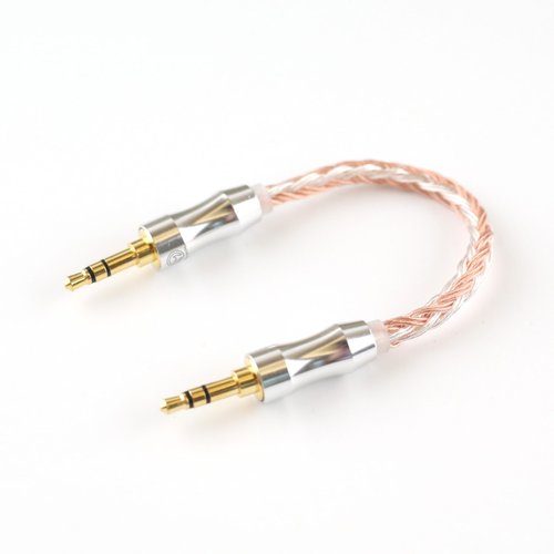 川木音箱 x ChuanMu Audio 發燒單晶銅鍍銀AUX對錄線【川木】全新現貨【W151】3.5對3.5公對