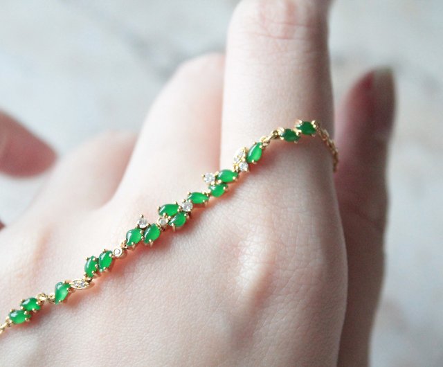 Flower Jade Bracelet – La Crystalera