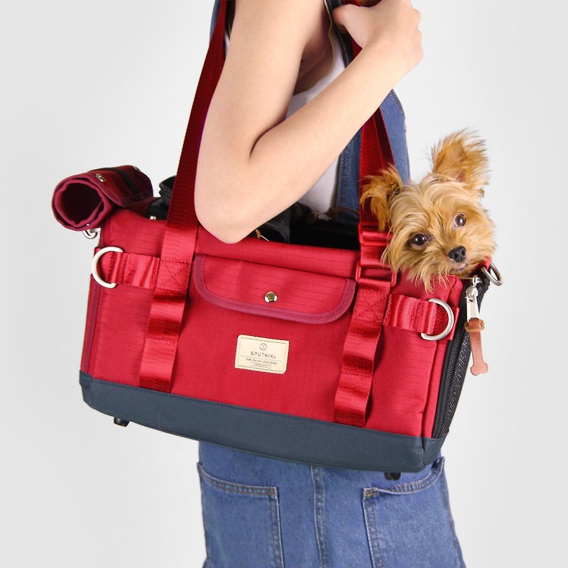 SPUTNIK Pet Outing Bag - Red (S) - Other - Paper Red
