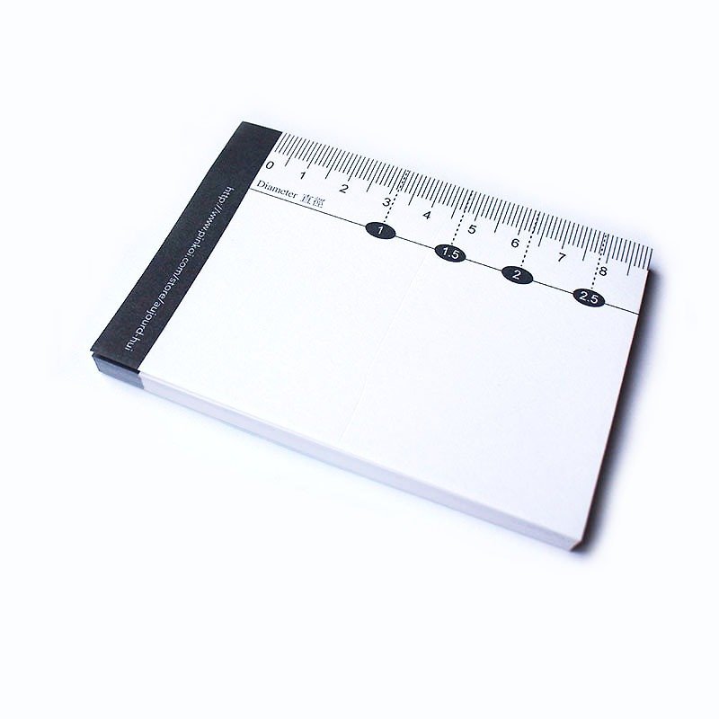 Ruler Post-It - Sticky Notes & Notepads - Paper White