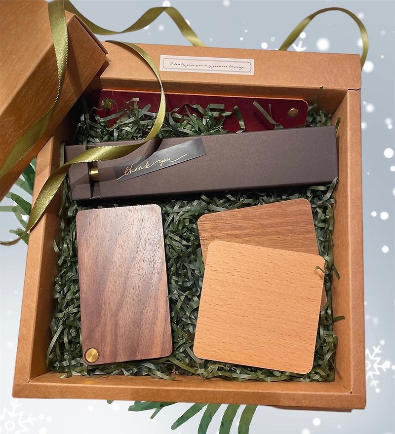 [Lucky Bag] The most valuable gift box of the year - Mouse Pads - Wood Brown