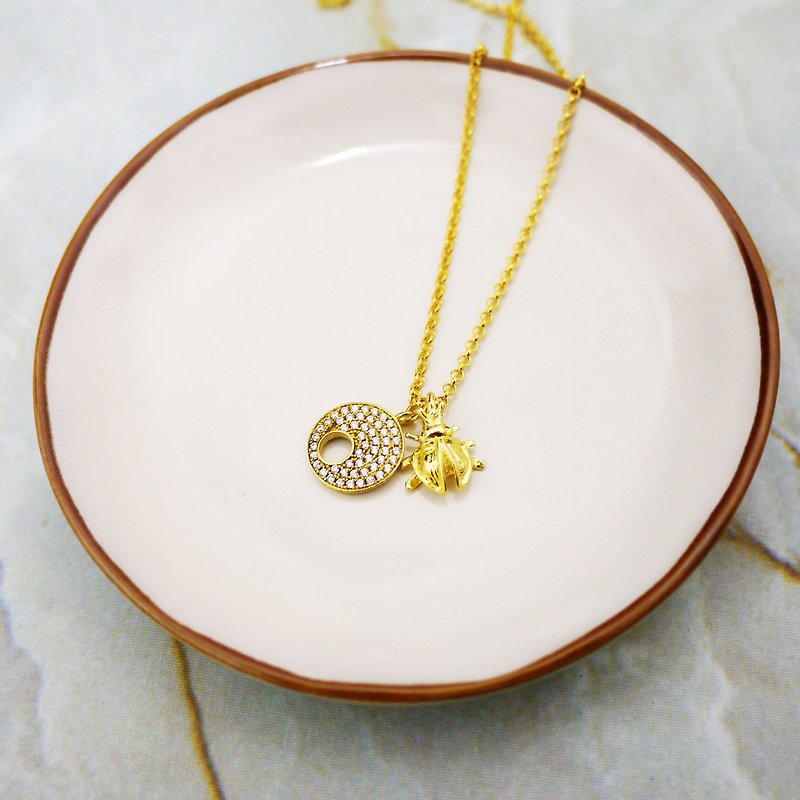 [Refurbished] Naughty Little Golden Scoop Necklace - Necklaces - Other Metals Gold