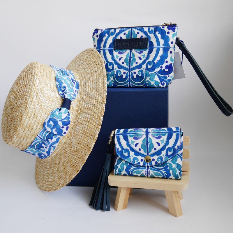 Paradise Set 3 Designs and 3 Pieces in the set 30% OFF *** - 帽子 - 棉．麻 藍色