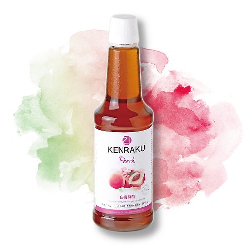 KENRAKU21 健樂酵酢 白桃酵酢 天然純釀造 長時發酵熟成