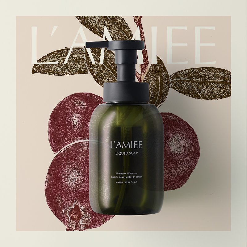 L'AMIEE Fragrance Hand Wash Mousse | Cranberry - ผลิตภัณฑ์ล้างมือ - พลาสติก 