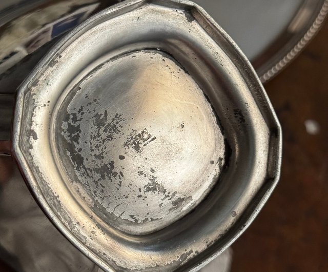 50387-典雅法國古董鍍銀茶壺JSVS 古董家飾選物店｜茶壺/茶杯/茶具人氣