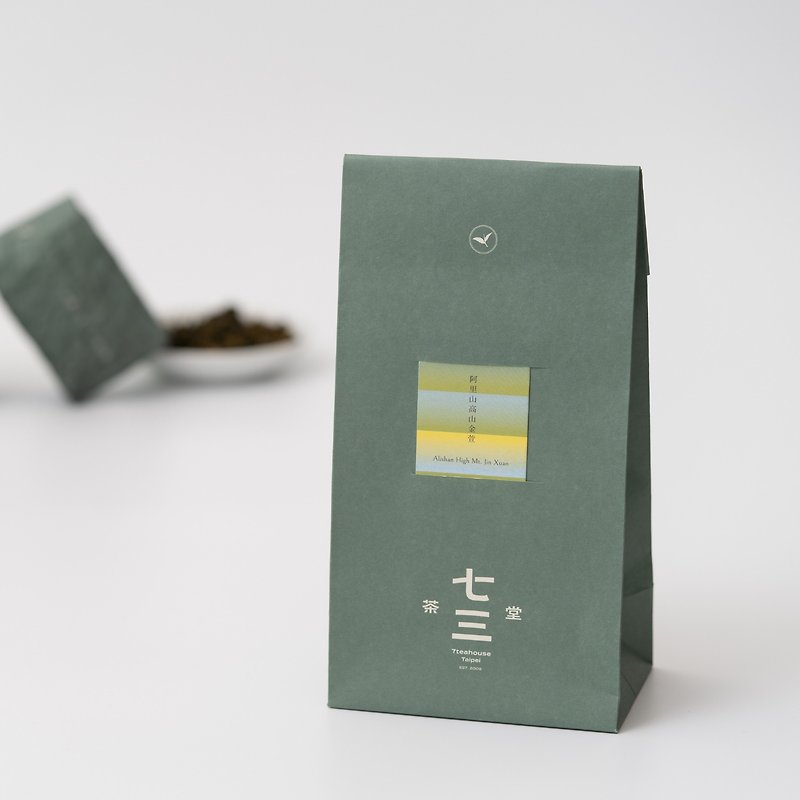 Qisan Tea Hall Premium Original Leaf | Alishan Alpine Jinxuan 200g – Lifestyle Bag - Tea - Paper Green