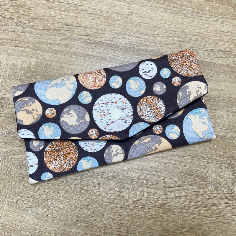 世界星球 紅包袋  口罩收納袋  存摺包   多功能小包 可愛獨家款 - 利是封/揮春 - 棉．麻 