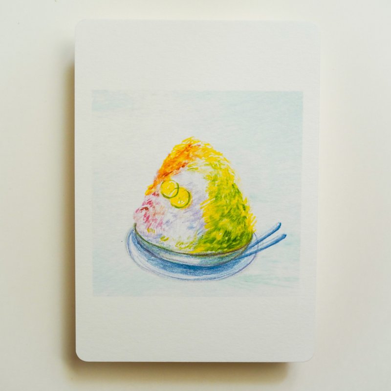 Postcard filmi painted negative summer aroma- - การ์ด/โปสการ์ด - กระดาษ สีน้ำเงิน
