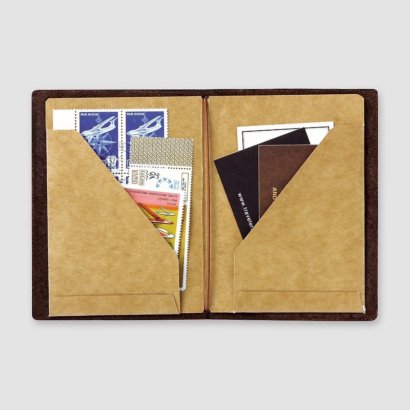 Traveler's Notebook PA SIZE Refill Pack - Kraft Paper Pocket 010 - Notebooks & Journals - Paper Multicolor