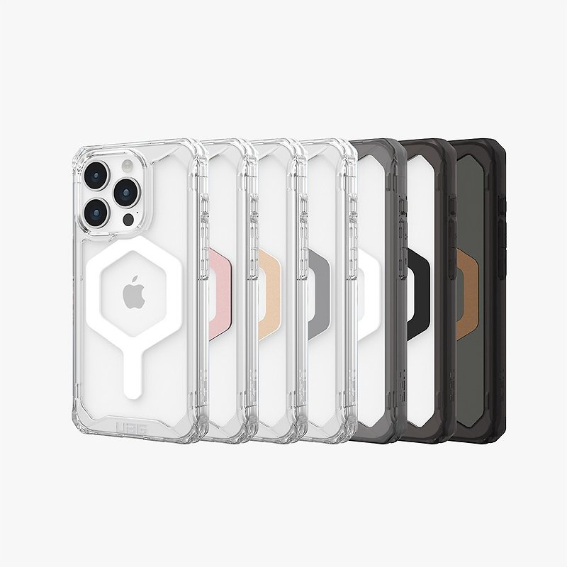 UAG iPhone 15 系列 (適用6.1/6.7吋) 磁吸式耐衝擊保護殼-全透款 - 手機殼/手機套 - 聚酯纖維 白色