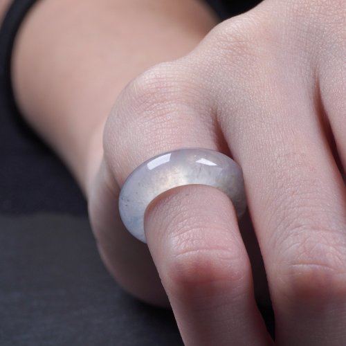 瓔珞珠寶盒 E.L.Jewelry Box 玻璃種翡翠戒指戒圈 | 國際6圍 |天然緬甸玉翡翠A貨 | 送禮