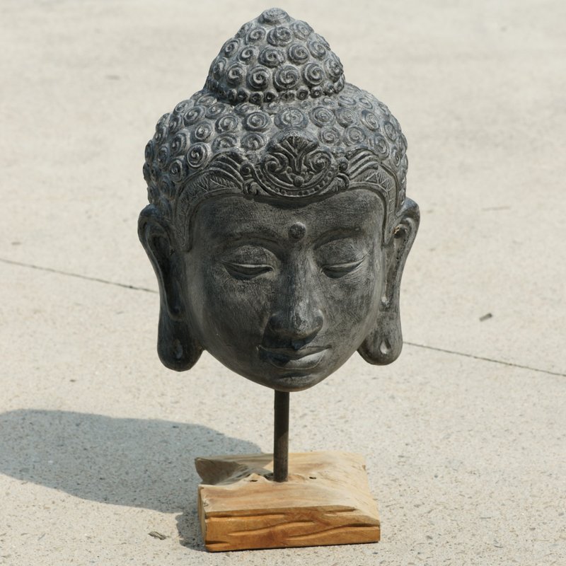 峇厘島風藝術擺件 家居裝飾品 南洋風格 桌上小物 文創 陶土擺飾 - 擺飾/家飾品 - 陶 灰色
