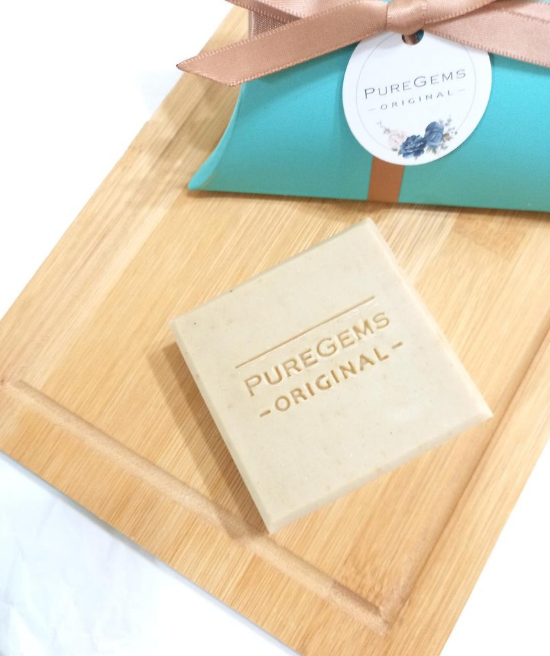 Propolis 巴西蜂膠蜂王乳 酪梨 綠礦泥 乳香精油 手工皂 禮盒 - 肥皂/手工皂 - 其他材質 卡其色