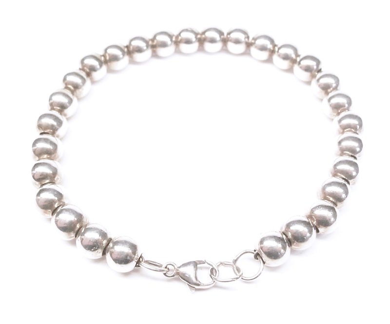 [Ball ball sterling silver bracelet] (chain sold separately) - Bracelets - Other Metals 