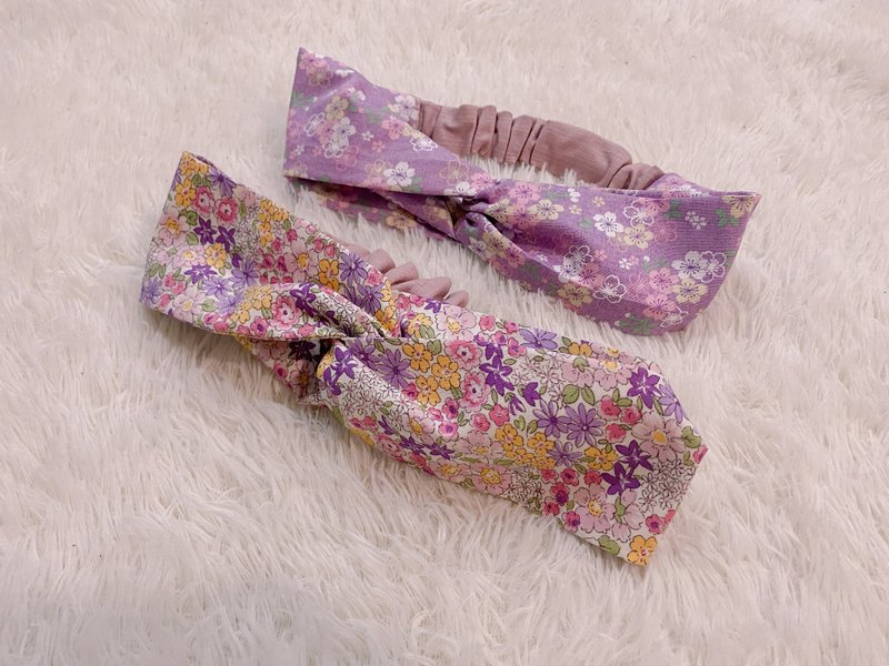 【TiNa】Handmade headbands, children's headbands, cross headbands, adult/kid/baby headbands - เครื่องประดับผม - ผ้าฝ้าย/ผ้าลินิน หลากหลายสี