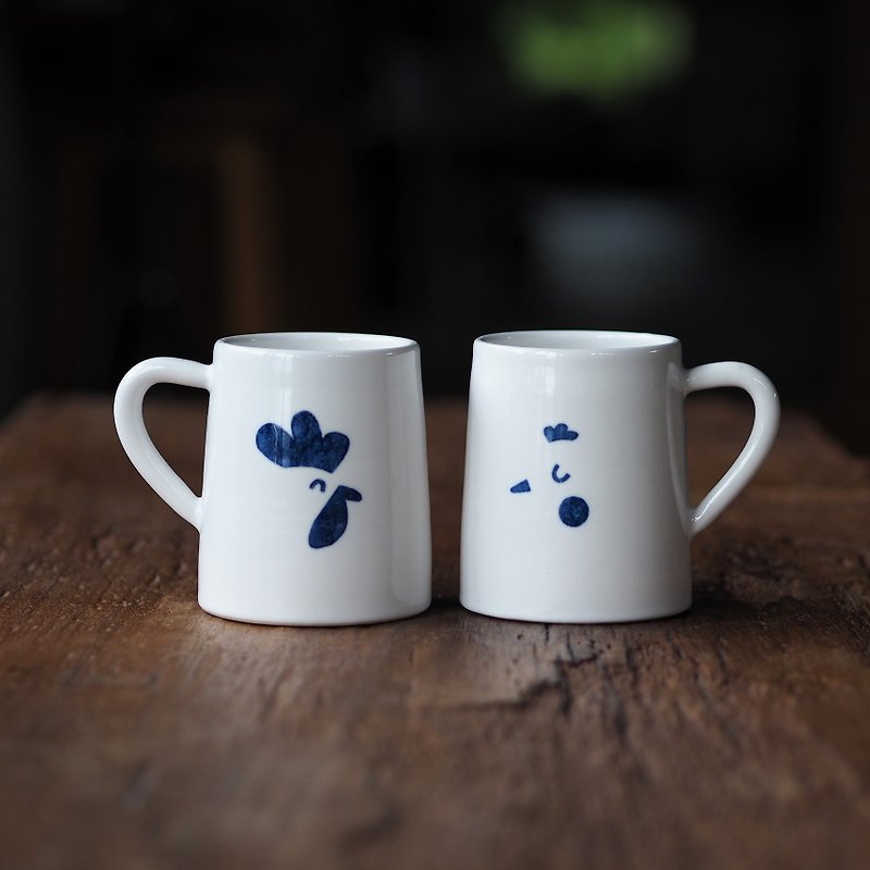 Alpine cup 360ml 【Reunion】 - Mugs - Porcelain White