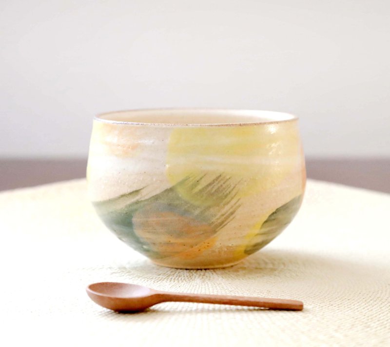 Colorful and rustic clay bowls - ถ้วยชาม - ดินเผา สีกากี