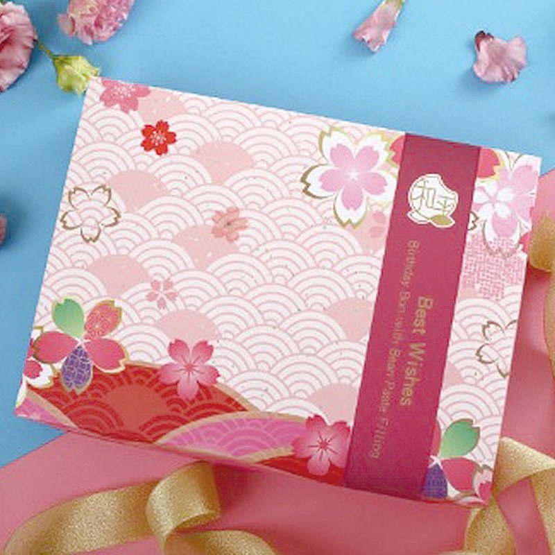 【和平壽桃】十二分祝福 迷你桃禮盒 - 蛋糕/甜點 - 其他材質 粉紅色