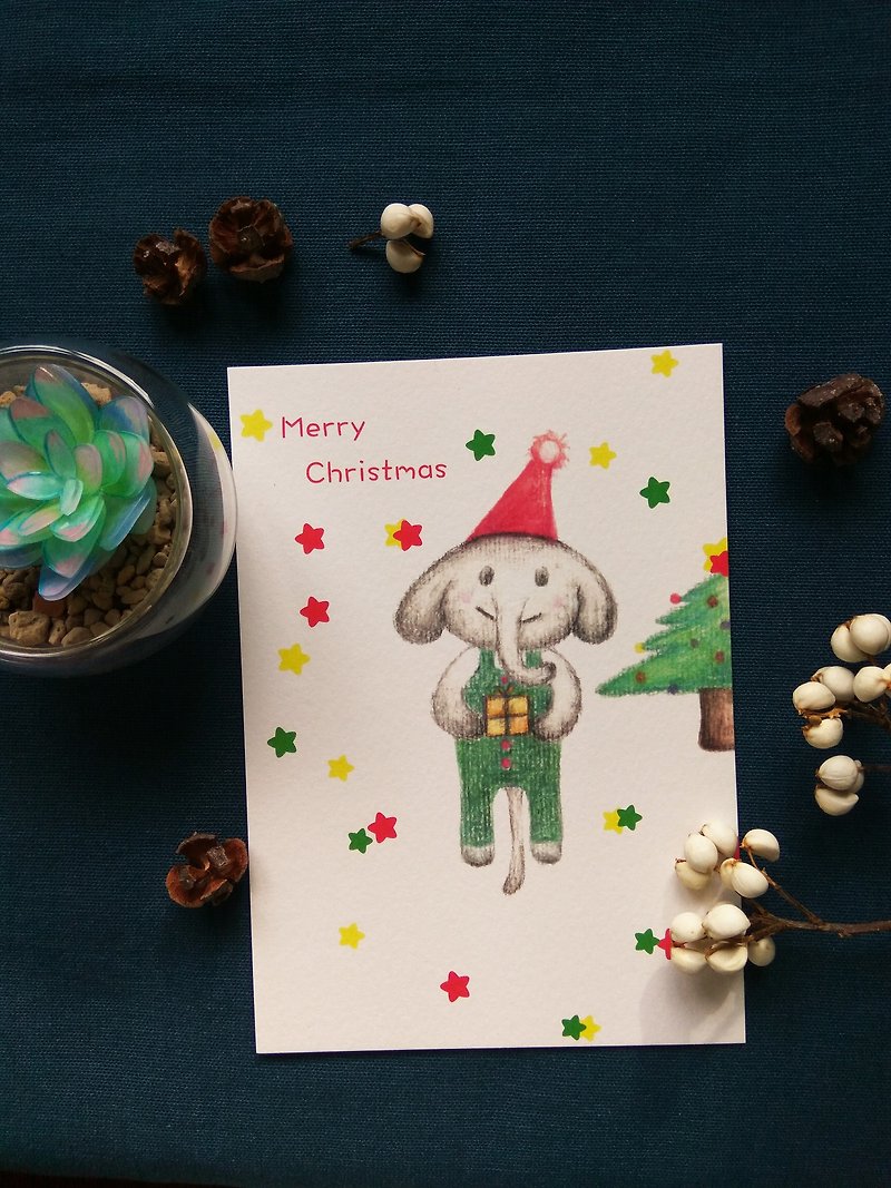 Merry Christmas - การ์ด/โปสการ์ด - กระดาษ 