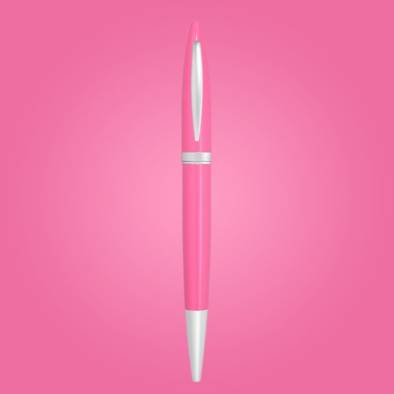 （カスタマイズ可能なレタリング）ARTEXライフハッピーボールペン - 油性・ゲルインクボールペン - 銅・真鍮 ピンク