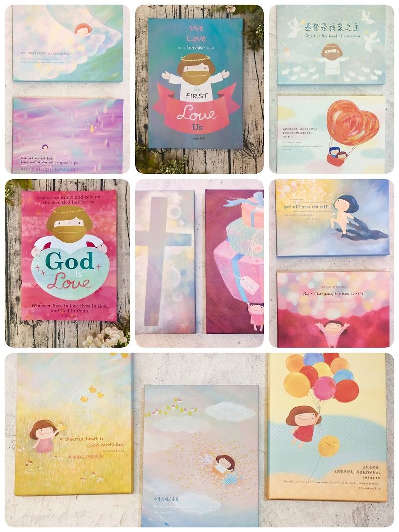 Gospel frameless painting 8F series - Posters - Other Materials 