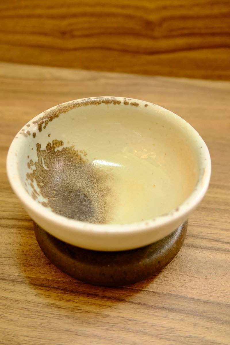 柴燒茶杯 - 落灰志野結晶茶杯 - 陶藝/玻璃 - 陶 藍色