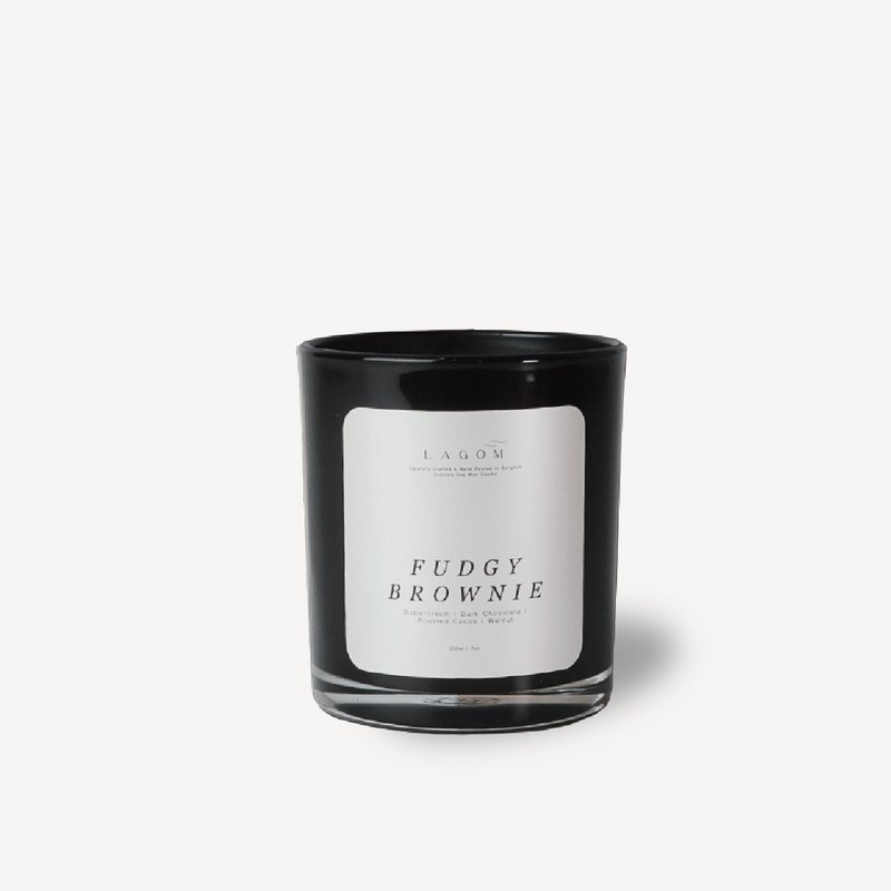 LAGOM 勾心布朗尼-手工香氛蠟燭 200ml - 香氛蠟燭/燭台 - 其他材質 