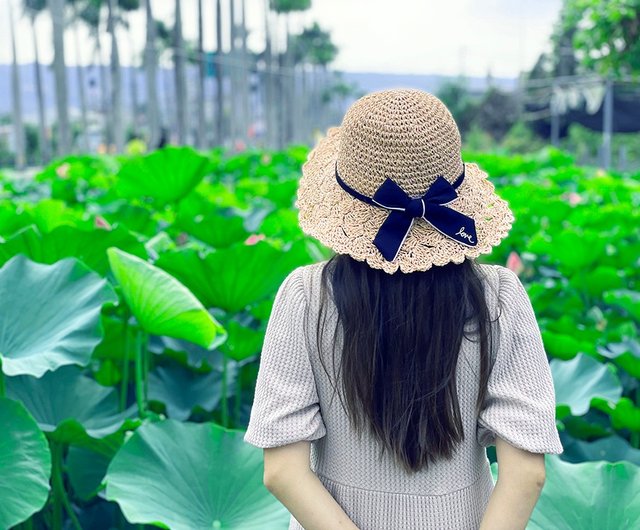 woven garden hat