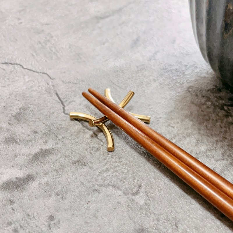 魚座 真鍮の箸置き - 筷子/筷架 - 銅/黃銅 金色